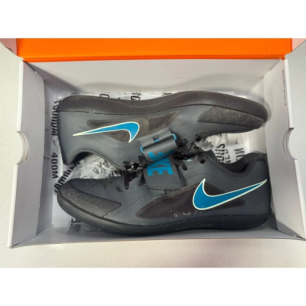 Nike Zoom Rival SD 2 Mens 13 Gray Blue Excellent Throwing